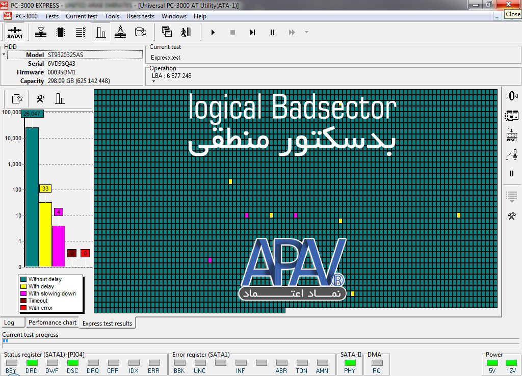 logicali badsector بدسکتور منطقی