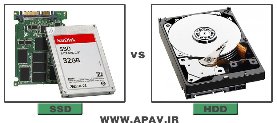 تفاوت هارد دیسک HDD و SSD